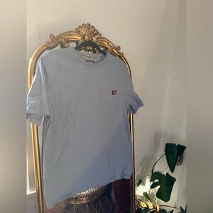 Wrangler Light Blue Short Sleeve Tee